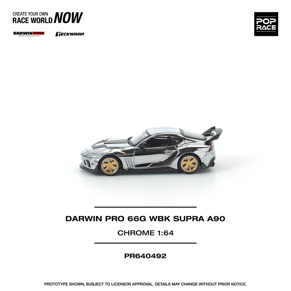 Darwin Pro 66G WBK Supra A90 Silver Chrome