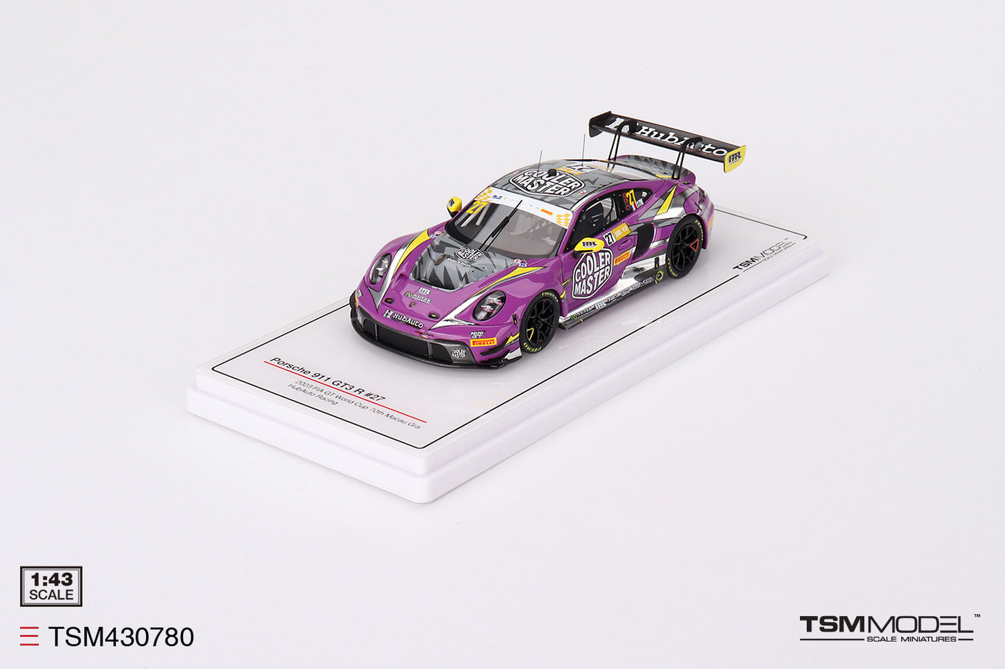 Porsche 911 GT3 R No.27 Hubauto Racing 2023 FIA GT World Cup Macau Grand Prix