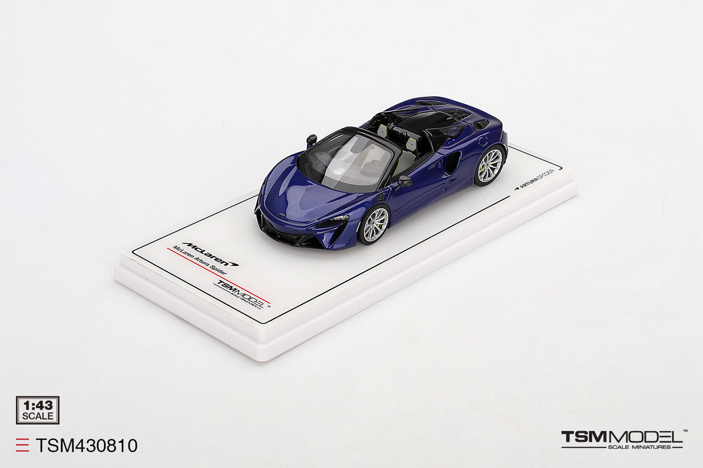 McLaren Artura Spider Tanzanite Blue