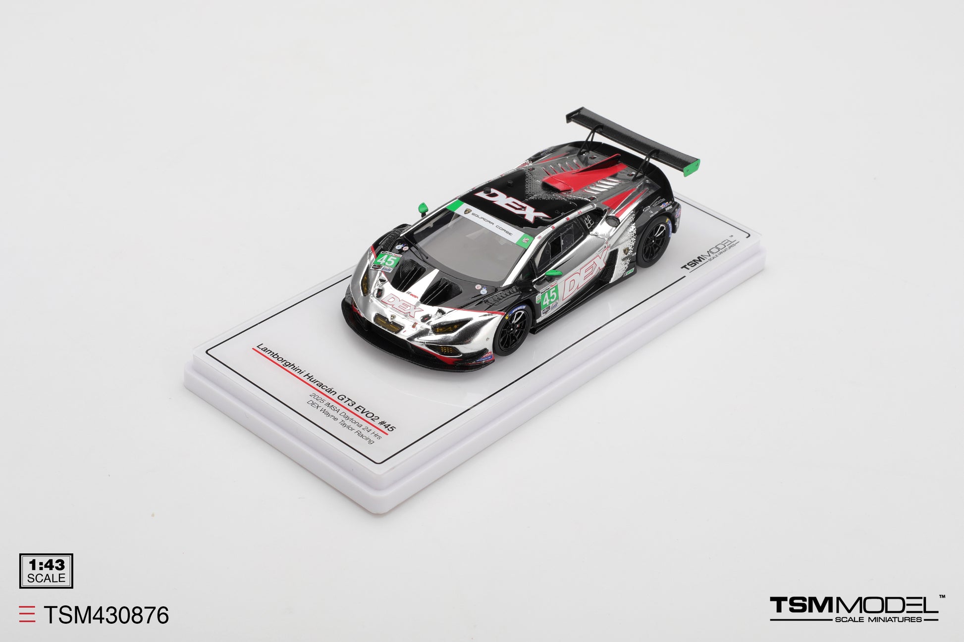 Lamborghini Huracan GT3 Evo2 No.45 Dex Wayne Taylor Racing 2025 IMSA Daytona 24 Hrs