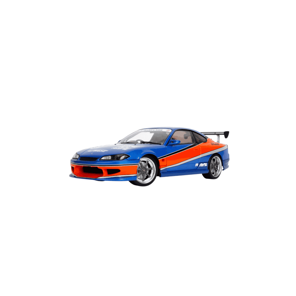 Sean's Nissan Silvia S15 Blue and Red Stripe