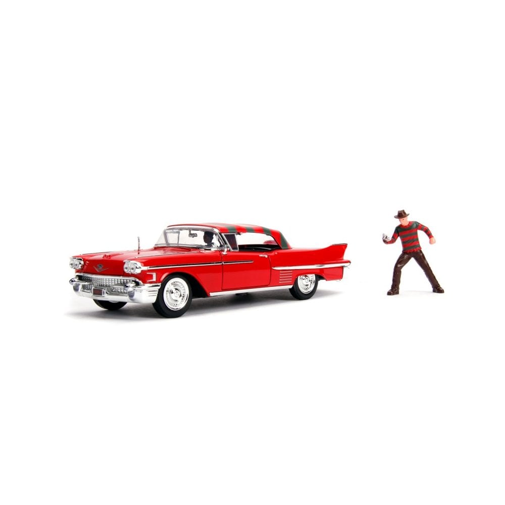1958 Cadillac Series 62 with Freddy Krueger Figure