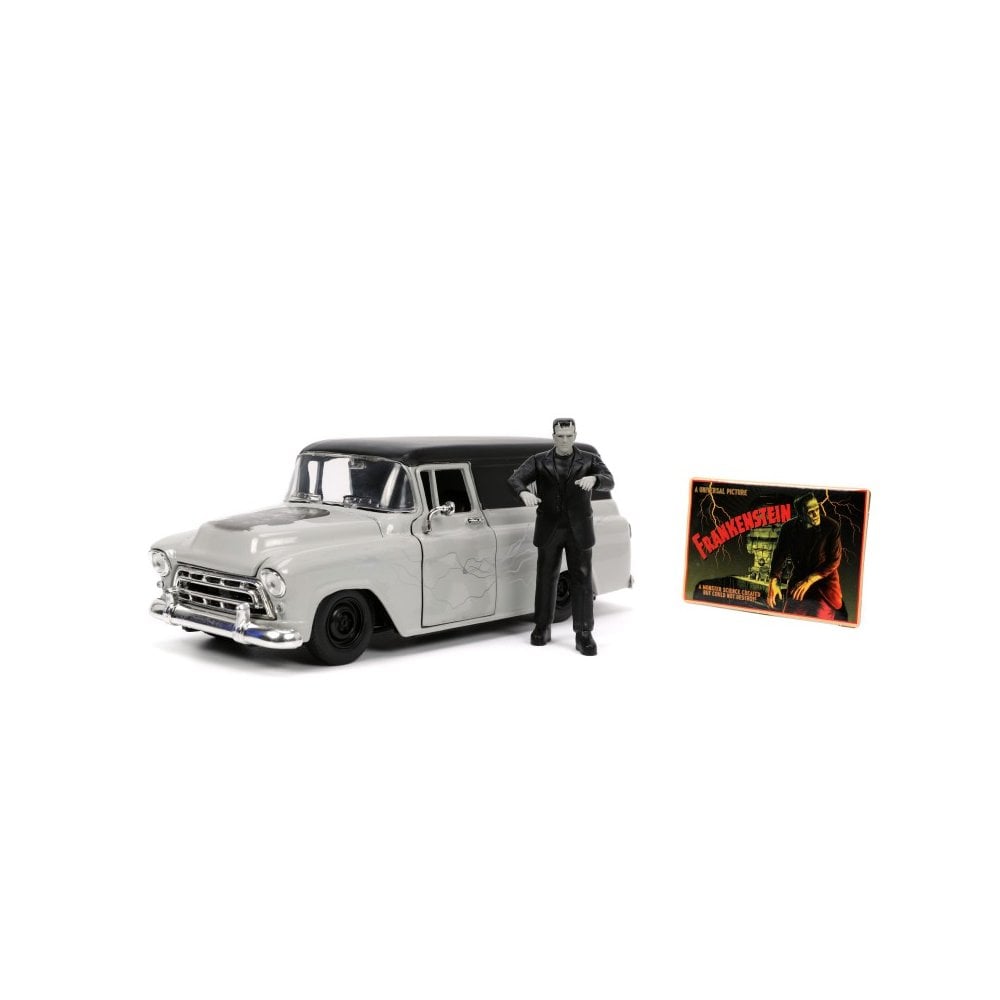 1957 Chevrolet Suburban with Frankenstein Figure