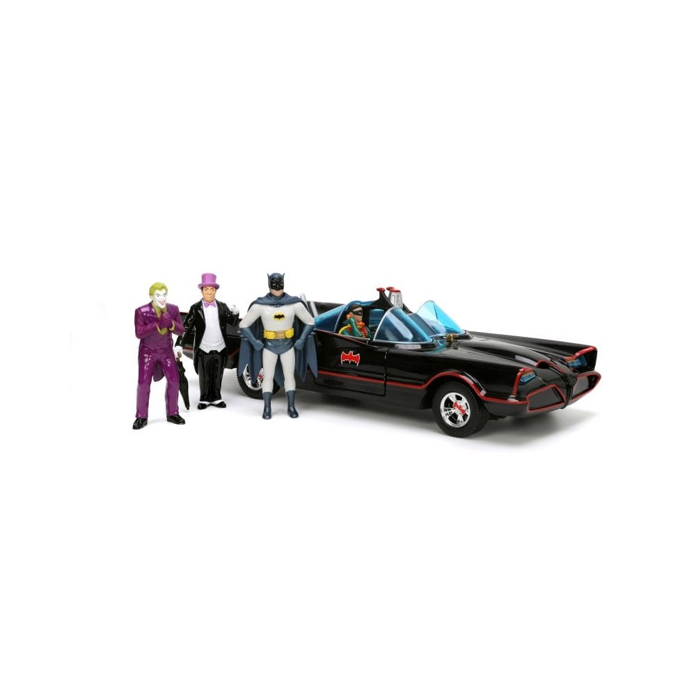 1966 Batman Batmobile with Figures