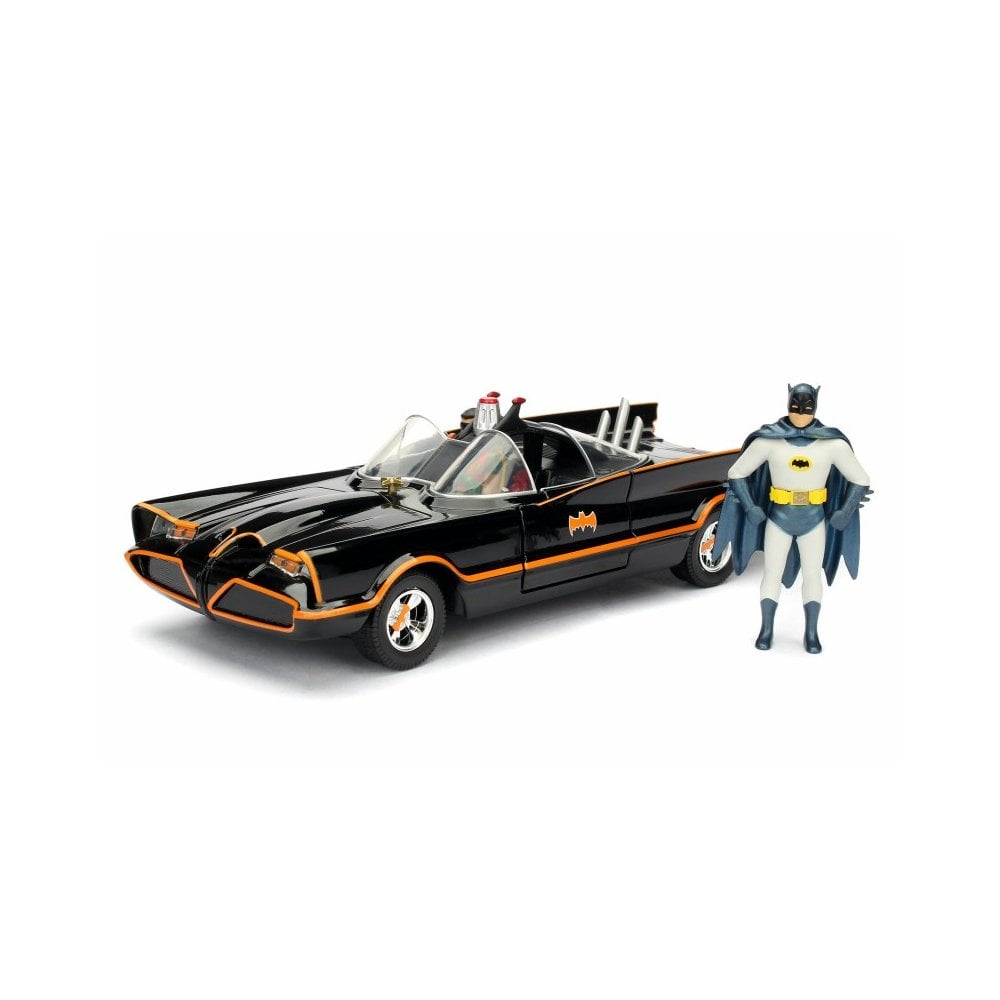 Batman 1966 Classic TV Series Batmobile with Batman Figure