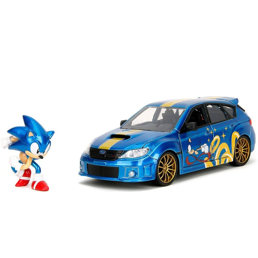 Subaru Impreza WRX STI with Sonic the Hedgehog