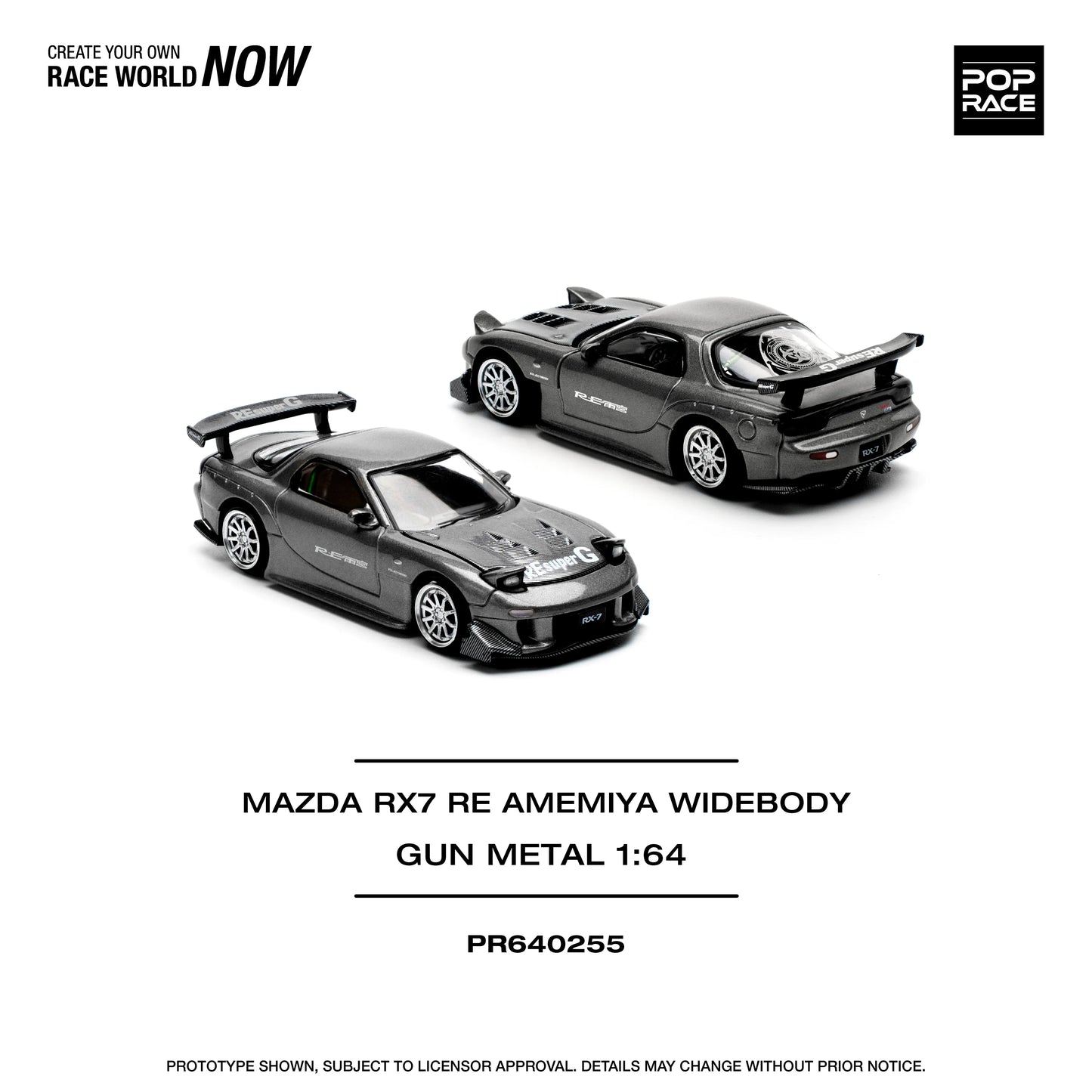 Mazda RX7 Re-Amemiya Gun-Metal