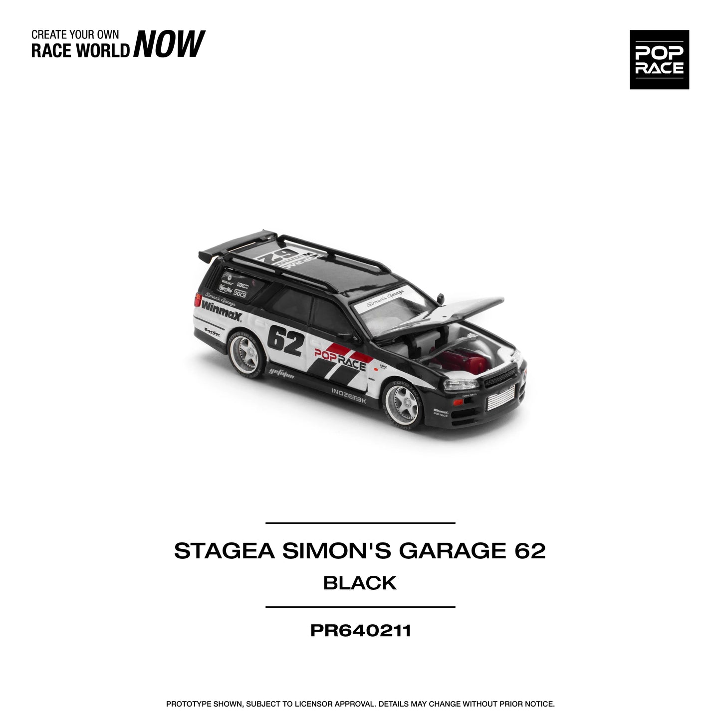 Nissan Stagea Simon's Garage #62 Black