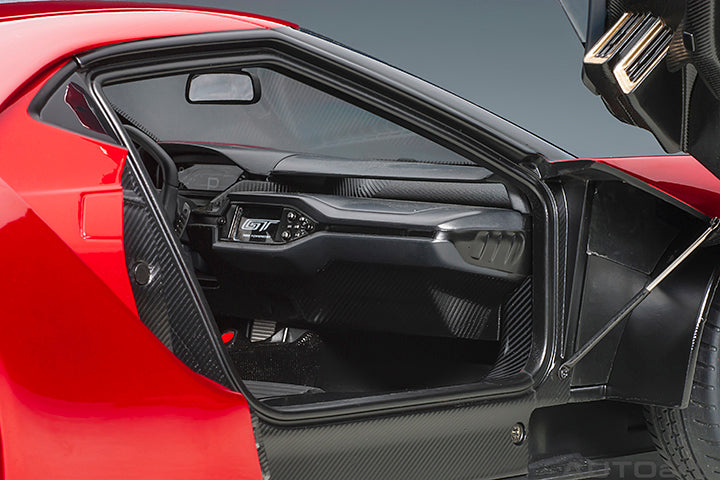 Ford GT 2017 Liquid Red with Silver Stripes