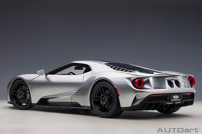Ford GT 2017 Ingot Silver with Black Stripes