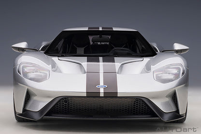 Ford GT 2017 Ingot Silver with Black Stripes