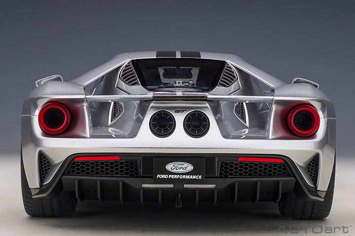 Ford GT 2017 Ingot Silver with Black Stripes