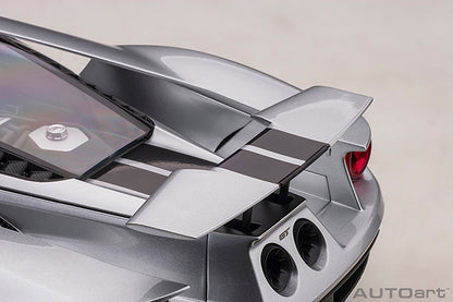 Ford GT 2017 Ingot Silver with Black Stripes