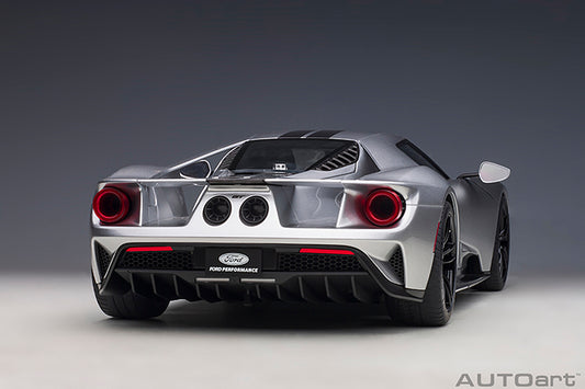 Ford GT 2017 Ingot Silver with Black Stripes