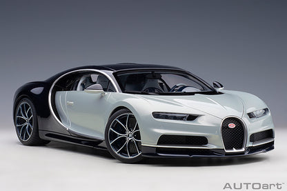 Bugatti Chiron Glacier White/Atlantic
