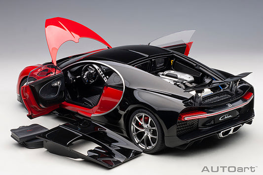 Bugatti Chiron Italian Red/Nocturne B