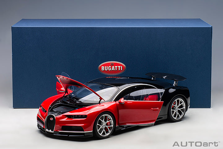 Bugatti Chiron Italian Red/Nocturne B
