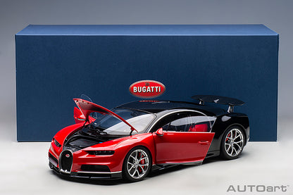 Bugatti Chiron Italian Red/Nocturne B