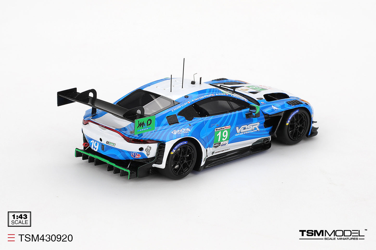Aston Martin Vantage GT3 Evo No.19 Van Der Steur Racing 2025 IMSA Daytona 24 Hrs