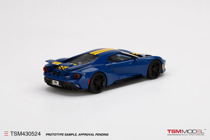 Ford GT Sunoco Blue with Yellow Stripe