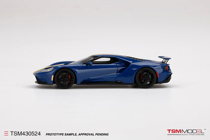 Ford GT Sunoco Blue with Yellow Stripe