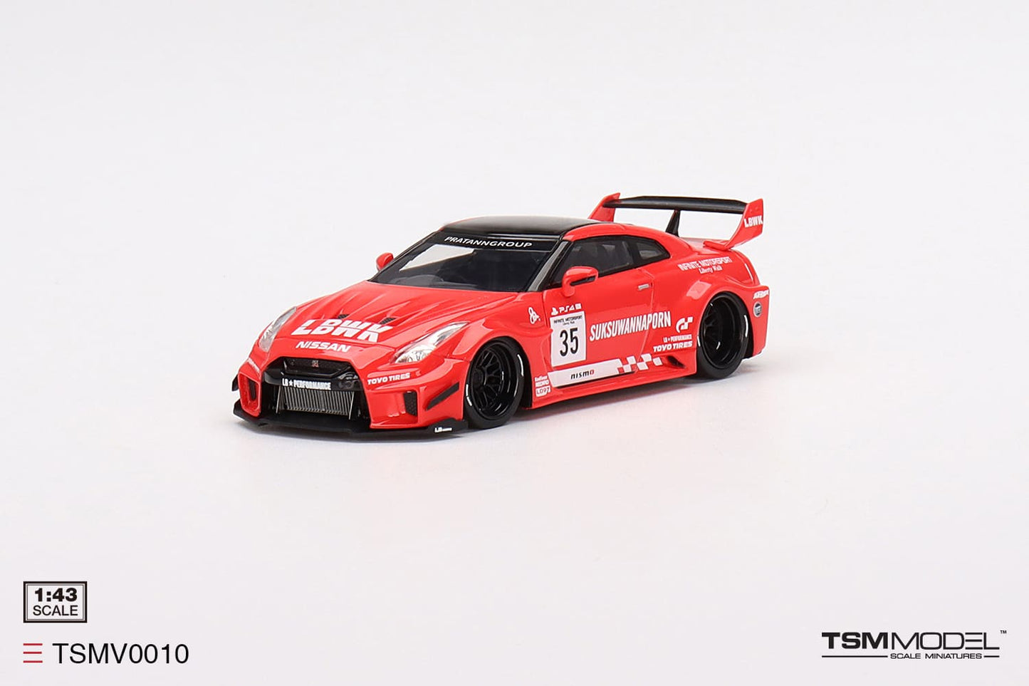 LB-Silhouette Works GT Nissan 35GT-RR Ver.1 Red/Black