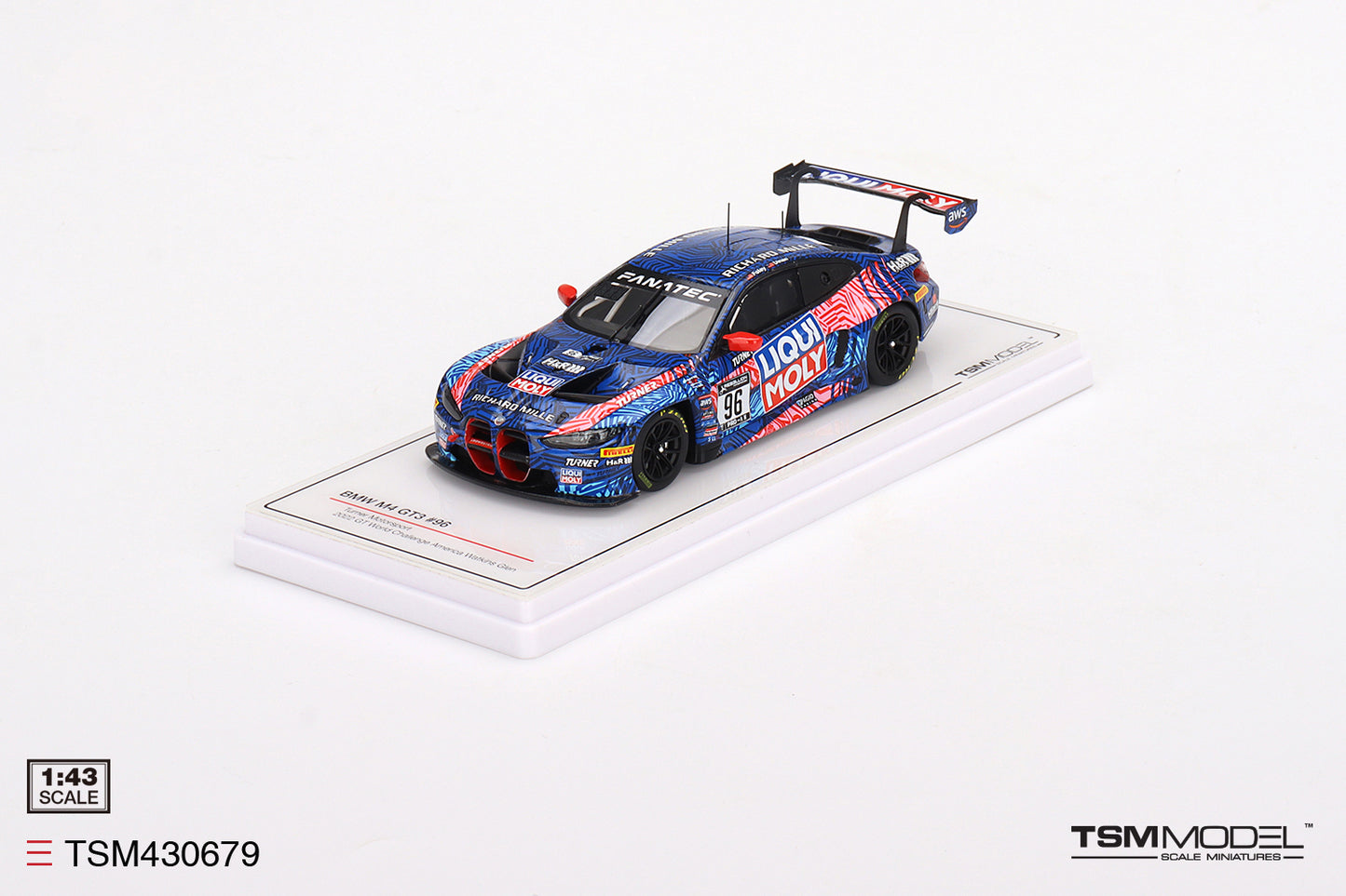 BMW M4 GT3 No.96 Turner Motorsport GT World Challenge America Watkins Glen
