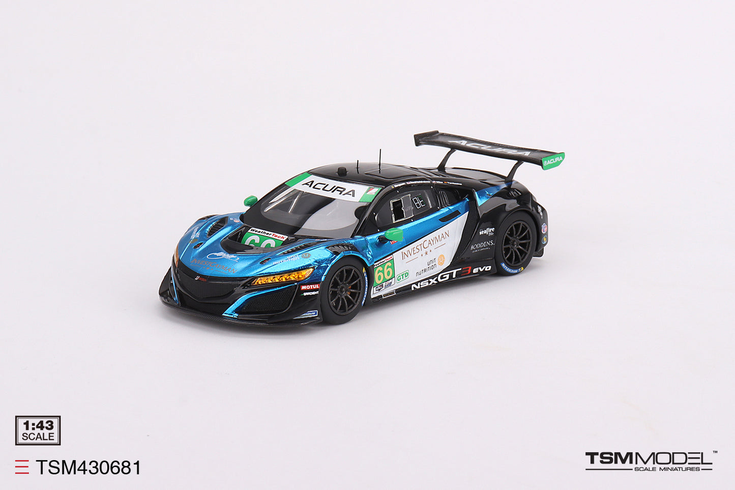 Acura NSX GT3 Evo22 No.66 Gradient Racing