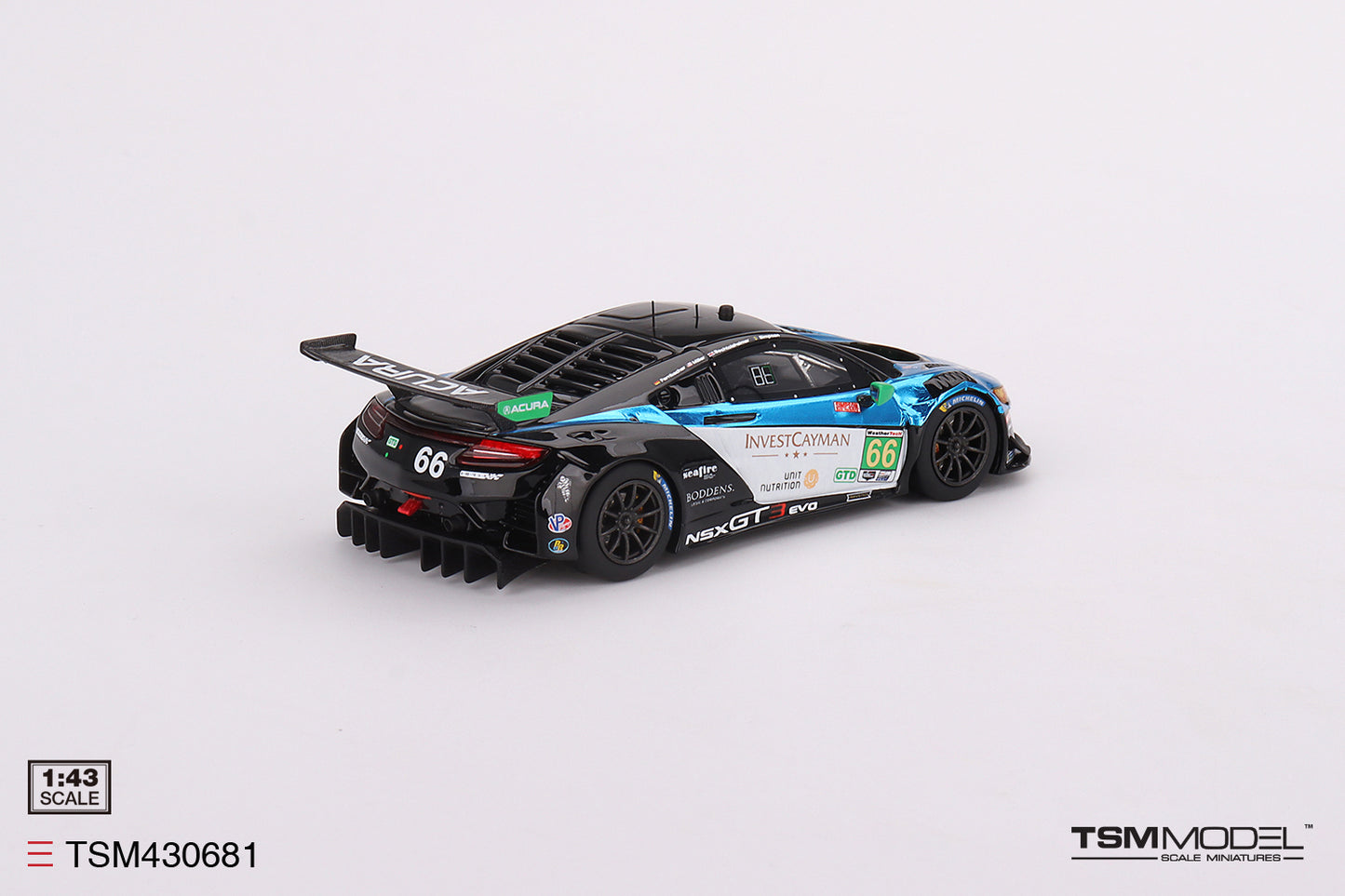 Acura NSX GT3 Evo22 No.66 Gradient Racing