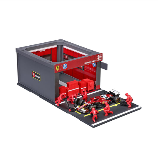 Ferrari SF-25 No.16 Charles Leclerc Pit Pass Diorama