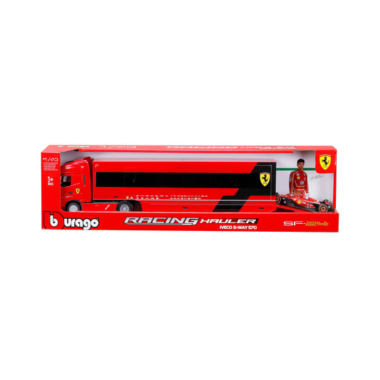 Ferrari Iveco S-Way 570 Racing Transporter with F1 SF-24 No.16 Leclerc