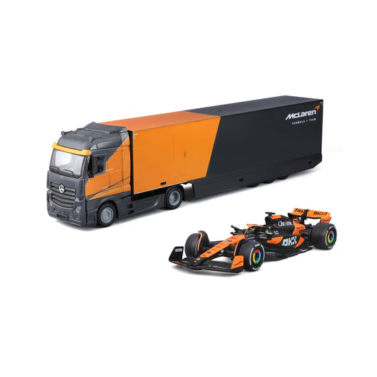 McLaren Racing Transporter with McLaren MCL38