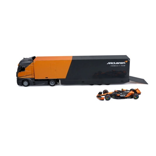 McLaren Racing Transporter with McLaren MCL38
