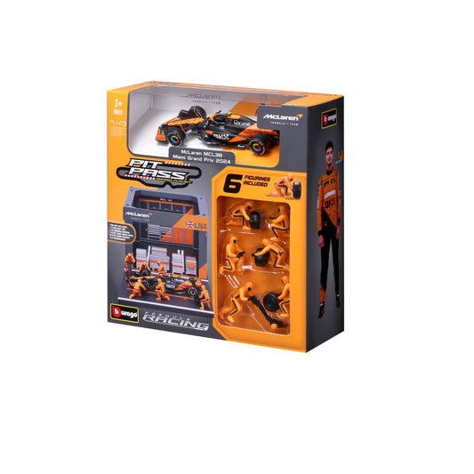 McLaren MCL38 No.4 Lando Norris 2024 Pit Pass Set