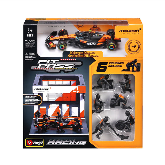McLaren MCL39 No.4 Pit Pass Diorama