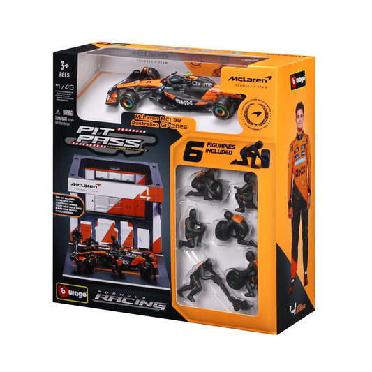 McLaren MCL39 No.4 Pit Pass Diorama