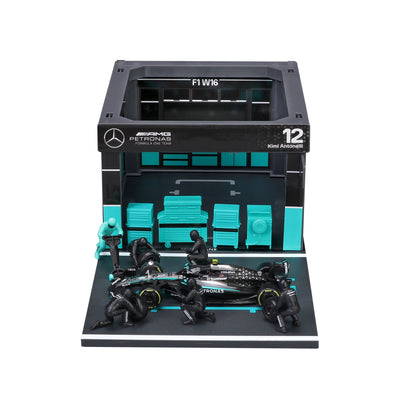 Mercedes-AMG W16 Pit Pass Diorama with Antonelli