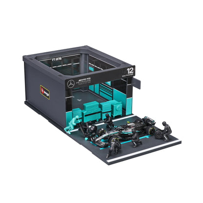 Mercedes-AMG W16 Pit Pass Diorama with Antonelli