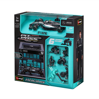 Mercedes-AMG W16 Pit Pass Diorama with Antonelli