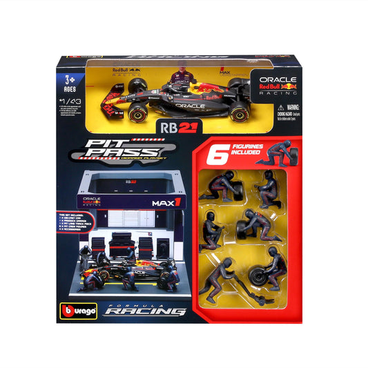 Red Bull Racing RB21 No.1 Max Verstappen 2025 Pit Pass Diorama