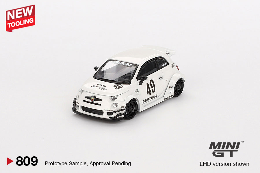 LB-Works x Abas Works Abarth 595 Gara White