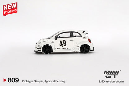 LB-Works x Abas Works Abarth 595 Gara White