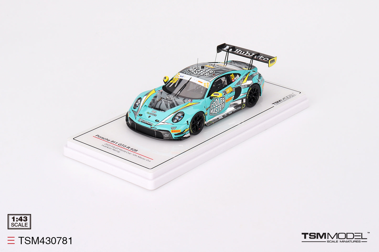 Porsche 911 GT3 R No.28 Hubauto Racing 2023 FIA GT World Cup Macau Grand Prix