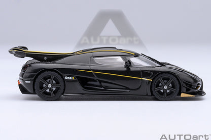 Koenigsegg One:1 Clear Carbon Fibre with Gold Stripes