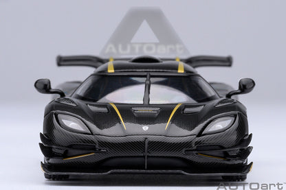 Koenigsegg One:1 Clear Carbon Fibre with Gold Stripes
