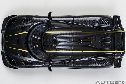 Koenigsegg One:1 Clear Carbon Fibre with Gold Stripes
