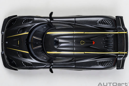 Koenigsegg One:1 Clear Carbon Fibre with Gold Stripes