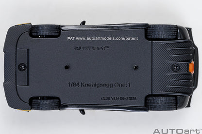 Koenigsegg One:1 Clear Carbon Fibre with Gold Stripes