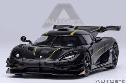 Koenigsegg One:1 Clear Carbon Fibre with Gold Stripes