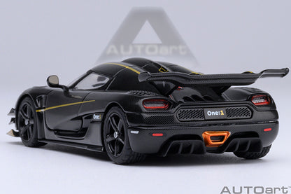 Koenigsegg One:1 Clear Carbon Fibre with Gold Stripes